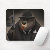Tapis De Souris Ours Mousepad de bandit (Avec souris)