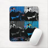 Tapis De Souris Ours Panda Dessin Moderne Multi-panneaux (Avec souris)