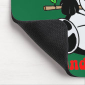 Tapis De Souris Ours panda drôle de Noël (Coin)