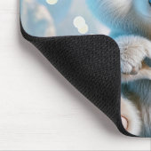 Tapis De Souris Ours polaire amour (Coin)