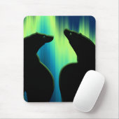 Tapis De Souris Ours polaire Art Mousepad Faune stylée Mousepad (Avec souris)