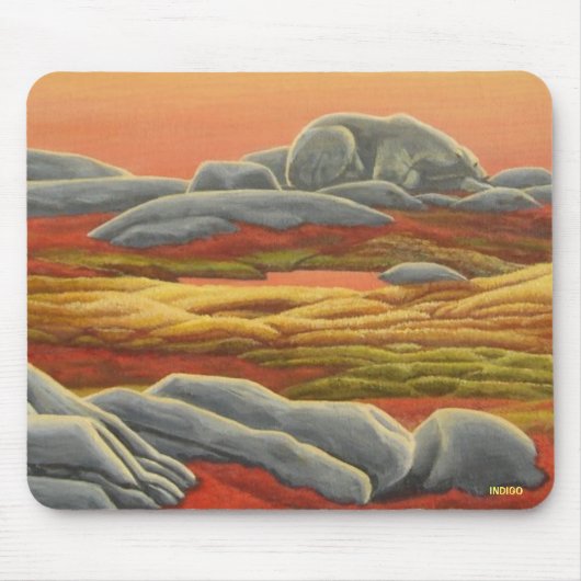 Tapis De Souris Ours polaire Art Mousepad Faune stylée Mousepad (Devant)