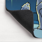 Tapis De Souris Ours polaire Art Mousepad Faune stylée Mousepad (Coin)