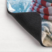 Tapis De Souris Ours Polaire Avec Pâtes En Forme De Coeur (Coin)