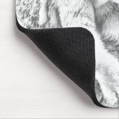 Tapis De Souris Ours polaire et eau (Coin)
