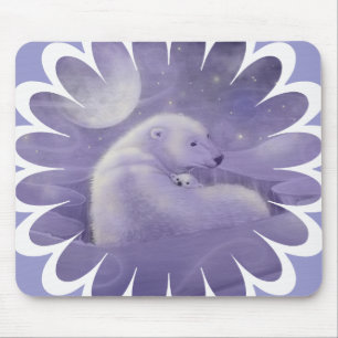 Tapis De Souris Ours polaire et petit