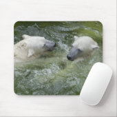 Tapis De Souris Ours Polaires (Avec souris)