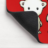 Tapis de souris ours polaires mignons (Coin)