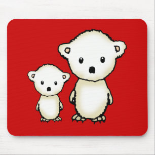 Tapis de souris ours polaires mignons