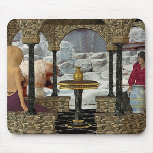 Tapis De Souris Ours qui marche (Devant)