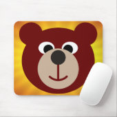 Tapis De Souris Ours souriant (Avec souris)