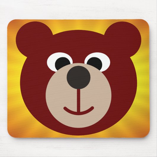 Tapis De Souris Ours souriant (Devant)