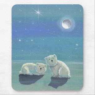 Tapis de souris Oursons polaires