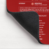Tapis De Souris Outil de référence de notaire public mobile or rou (Coin)