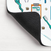 Tapis De Souris Outil dentaire amusant Coeur (Coin)