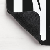 Tapis De Souris Outils - Blanc sur noir (Coin)