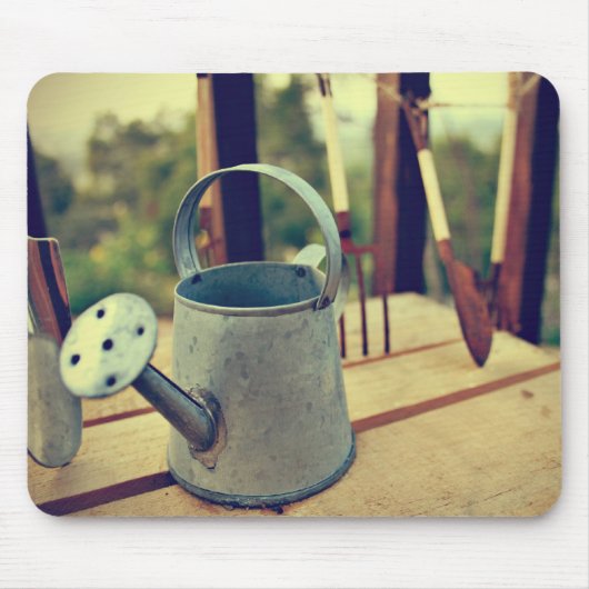 Tapis De Souris Outils de jardinage (Devant)