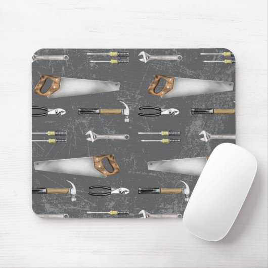 Tapis De Souris Outils de travailleur rustiques (Avec souris)
