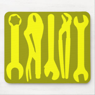 Tapis De Souris Outils - Nuances de Jaune