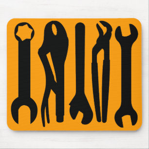 Tapis De Souris Outils - Orange FF9900