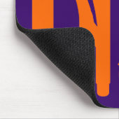 Tapis De Souris Outils - Orange sur violet profond (Coin)