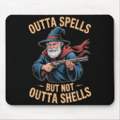 Tapis De Souris Outta Spells But Not Outta Shells Wizard Fantasy M (Devant)