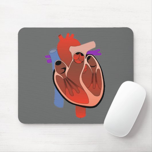 Tapis De Souris Ouvrez Hearted (Avec souris)