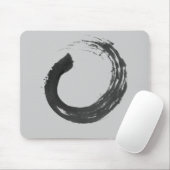 Tapis De Souris Ouvrez le zen Mousepad d'Enso de cercle (Avec souris)