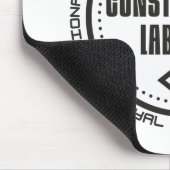 Tapis De Souris Ouvrier du bâtiment (Coin)