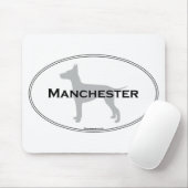 Tapis De Souris Ovale de Manchester (Avec souris)