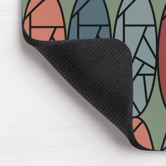 Tapis De Souris Ovales Abstraits (Coin)