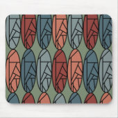 Tapis De Souris Ovales Abstraits (Devant)