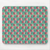 Tapis De Souris Ovales rétro et demi-cercles (Devant)