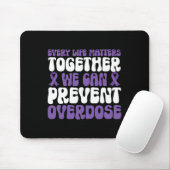 Tapis De Souris Overdose Awareness – We Can Prevent Overdose  (Avec souris)