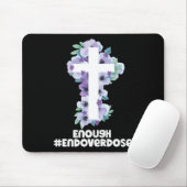 Tapis De Souris overdose chrétienne de ruban pourpre overdose Aw (Avec souris)