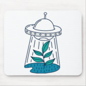 Tapis De Souris OVNI Alien (Devant)