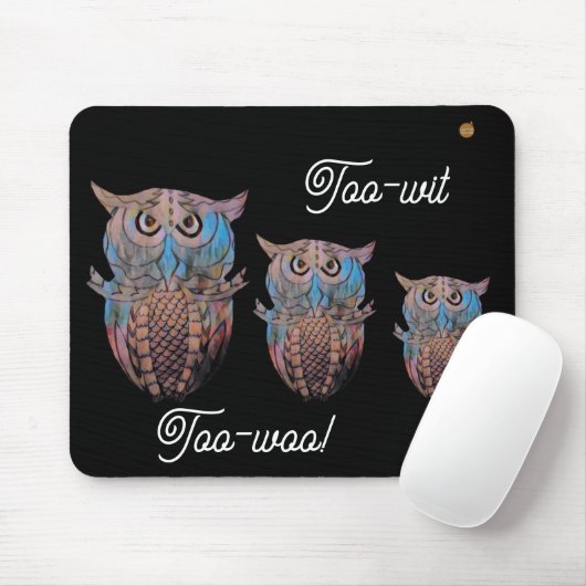 Tapis De Souris Owl mouse-mat. (Avec souris)
