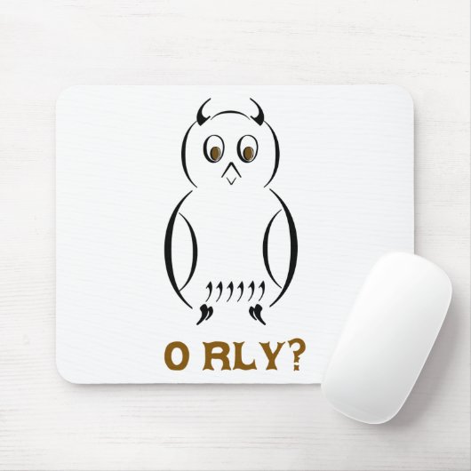 Tapis De Souris Owl O'Rly (Avec souris)
