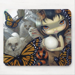 Tapis De Souris "Owlyn dans le nid" Mousepad