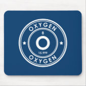 Tapis De Souris Oxygen Élément Souris Bleu Pad (Devant)