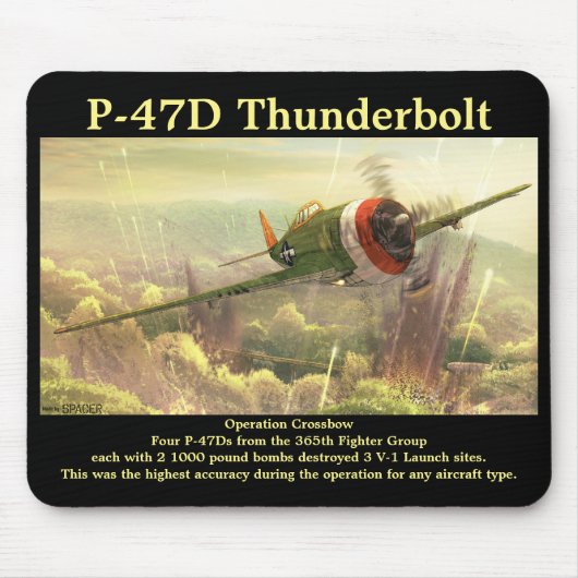 Tapis De Souris P-47D Thunderbolt (Devant)