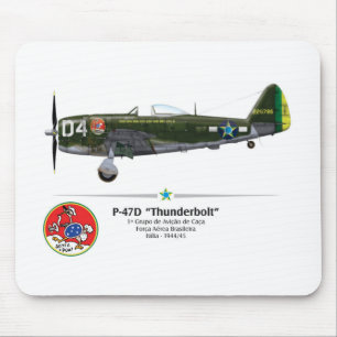 Tapis De Souris P-47D Thunderbolt - Assied le Foret - FAB
