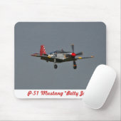 Tapis De Souris P-51 mustang Betty Jane Mousepad (Avec souris)