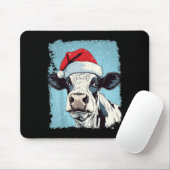 Tapis De Souris P Art Colorful Cow Christmas (Avec souris)
