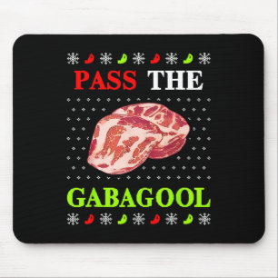 Tapis De Souris P Le Gabagool Tacker Noël laid pour les hommes fem