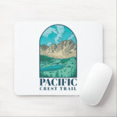 Tapis De Souris Pacific Crest Trail Art (Avec souris)
