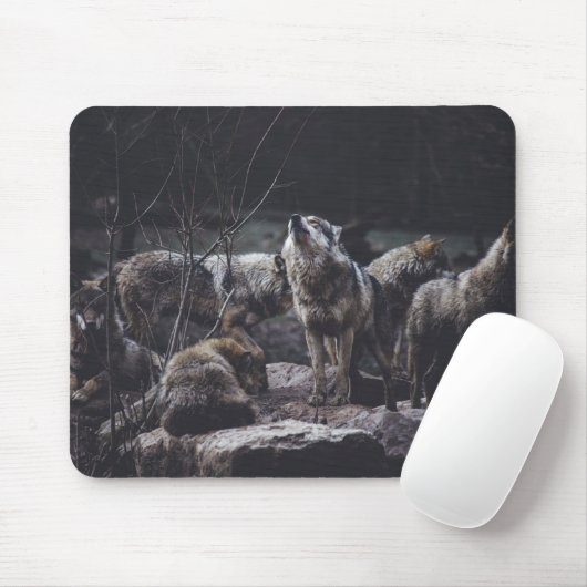 Tapis De Souris Pack Wolf (Avec souris)