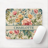 Tapis De Souris Pad à souris florales enchantées (Avec souris)