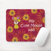 Tapis De Souris Pad "Cute Mouse" (Avec souris)