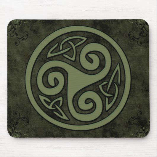 Tapis De Souris Pad de Pagan Celtic Triskelion (Devant)